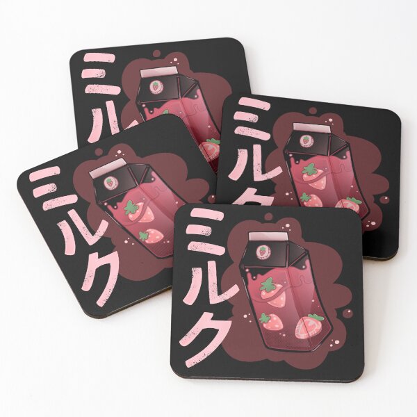 Item preview, Strawberry Milk, Strawberry, Kawaii, Pink Design, Strawberry Cow, Handmade, Milk carton designed and sold by Mossysplashart.