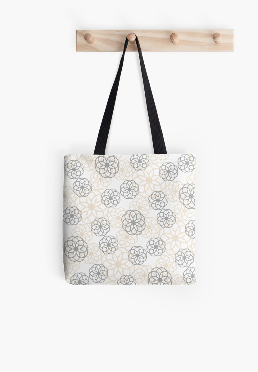 Floral Pattern Tote Bags By Christina Rollo Redbubble 