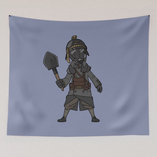 Item preview, A soldier in a gas mask designed and sold by yooga02.