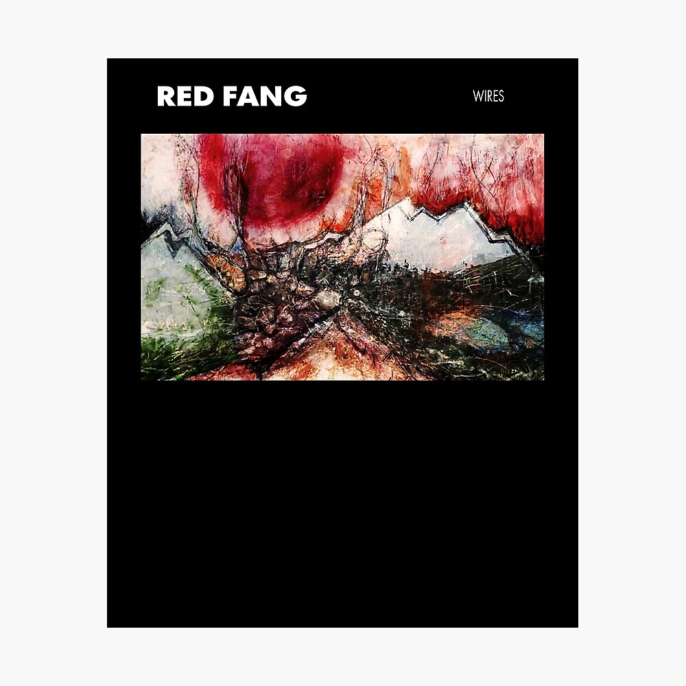 Latter hård Dårlig skæbne Red Fang Wires Album Cover" Poster for Sale by Tyleraeiu13 | Redbubble