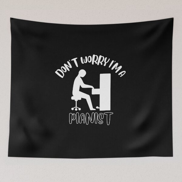 Item preview, Don't Worry I'm A Pianist designed and sold by NivousArts.