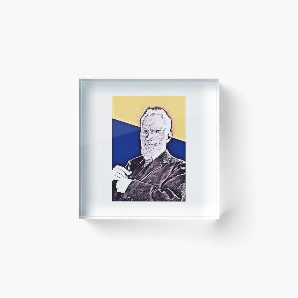 Item preview, George Bernard Shaw Artwork | George Bernard Shaw Portrait | George Bernard Shaw Wall Art  designed and sold by Suyogsonar25.