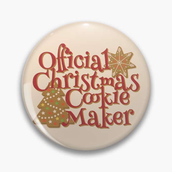 Item preview, Official Christmas Cookie Maker, Fun Slogan For All Bakers, Red Font designed and sold by TrulyEpoque.