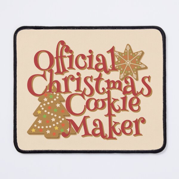 Item preview, Official Christmas Cookie Maker, Fun Slogan For All Bakers, Red Font designed and sold by TrulyEpoque.
