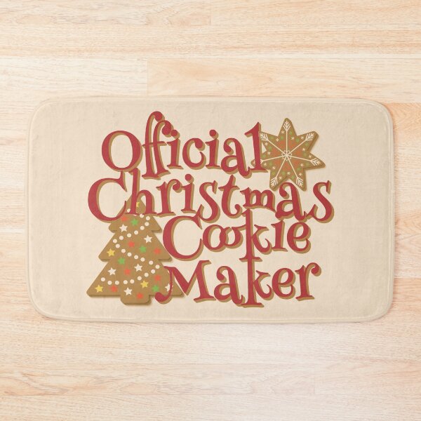 Item preview, Official Christmas Cookie Maker, Fun Slogan For All Bakers, Red Font designed and sold by TrulyEpoque.