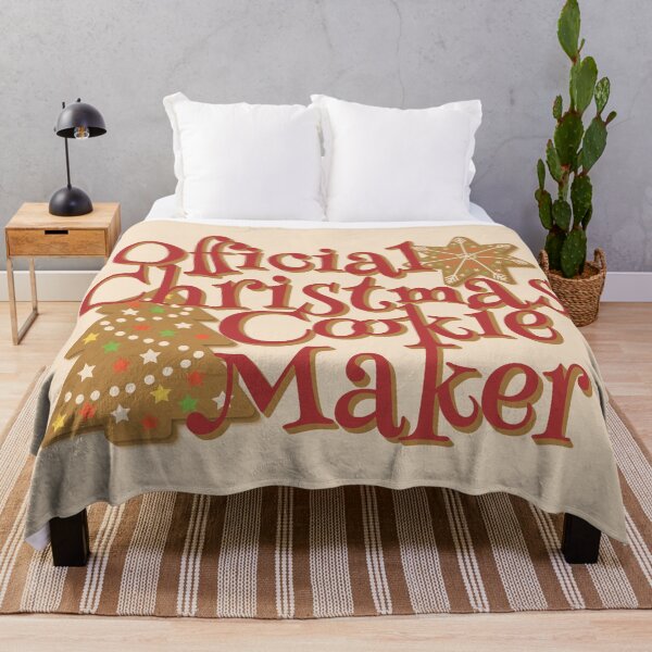 Item preview, Official Christmas Cookie Maker, Fun Slogan For All Bakers, Red Font designed and sold by TrulyEpoque.