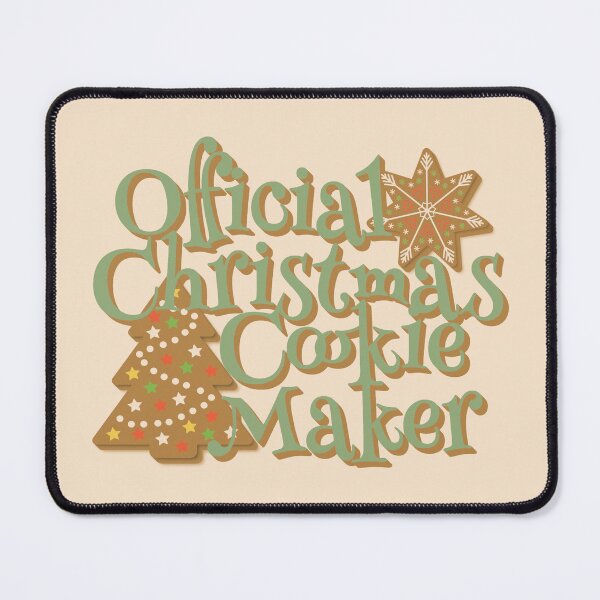 Item preview, Official Christmas Cookie Maker, Fun Slogan For All Bakers, Green Font designed and sold by TrulyEpoque.