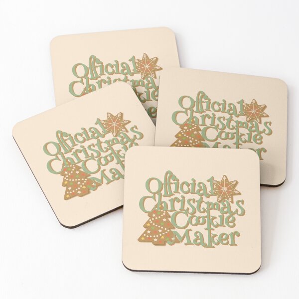Item preview, Official Christmas Cookie Maker, Fun Slogan For All Bakers, Green Font designed and sold by TrulyEpoque.