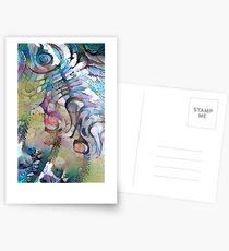 Sonnenuntergang hinter Postcards