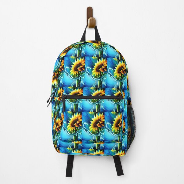 Item preview, STUNNING SUNFLOWER BLUE BACKGROUND designed and sold by sailorsam1805.