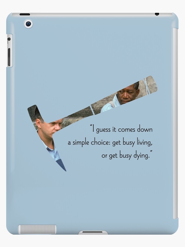 Coque Et Skin Adhesive Ipad La Citation De La Redemption Shawshank Par Agustilopez Redbubble