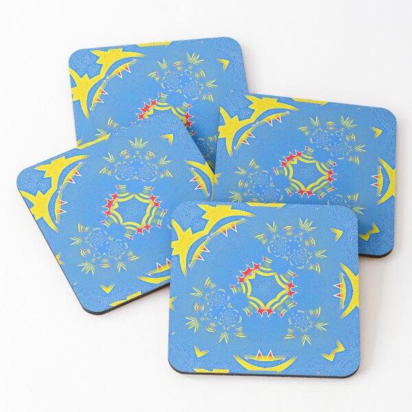 Item preview, ARUBA - ABSTRACT PAINTED FLAG OF ARUBA  - ONE HAPPY ISLAND designed and sold by Ralek.