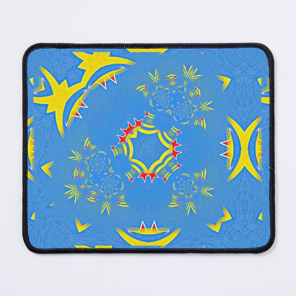 Item preview, ARUBA - ABSTRACT PAINTED FLAG OF ARUBA - ONE HAPPY ISLAND designed and sold by Ralek.