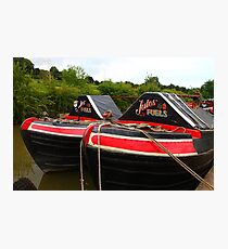 Historic Working Narrowboats Photographic Print