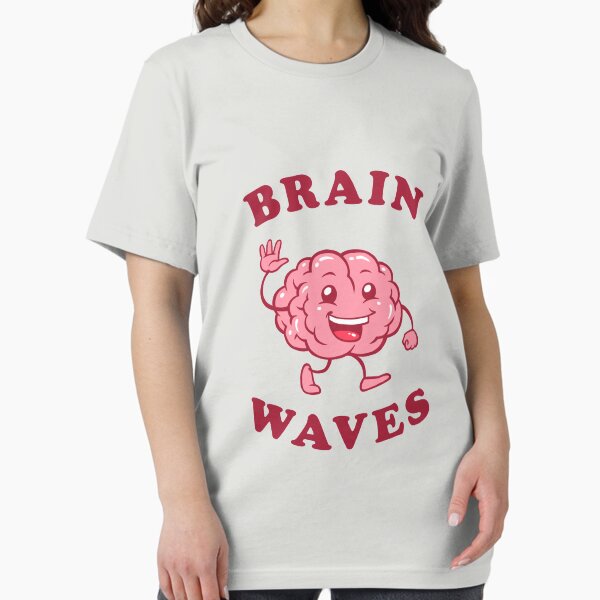 Vista previa del artículo con la obra «Ondas cerebrales», diseñado y vendido por Yipptee Shirts.