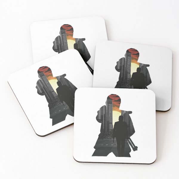 Item preview, Mr.John Sillhouette Art designed and sold by RogerCody.