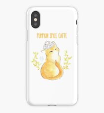 Pumpkin Spice Catte iPhone Case