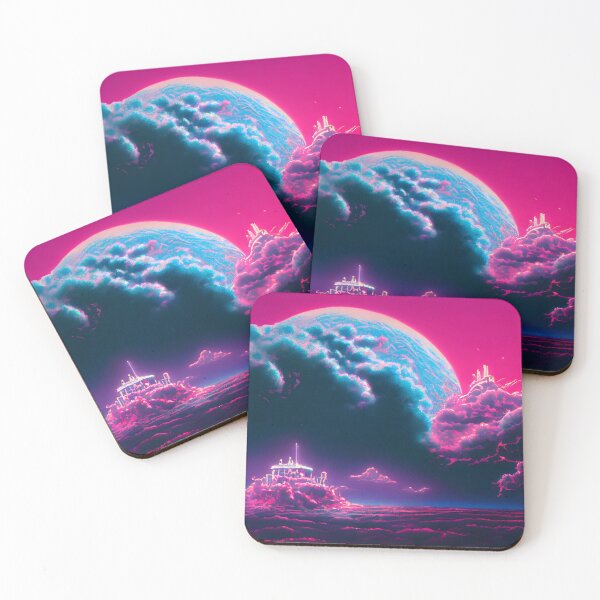Item preview, Vaporwave Moon designed and sold by Foodcolored.