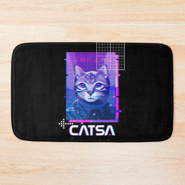 Item preview, Vaporwave Cat 3 designed and sold by TheSamuraiCat.