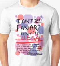 Self-expression (white) Unisex T-Shirt