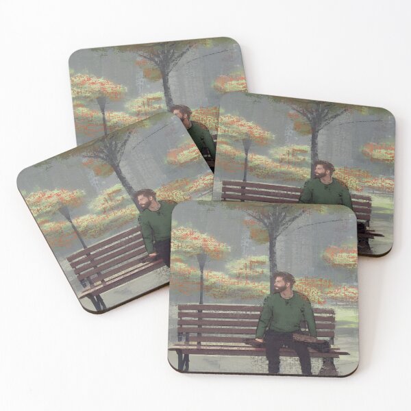 Item preview, Sitting in a Park.  designed and sold by HappyRandomArt.