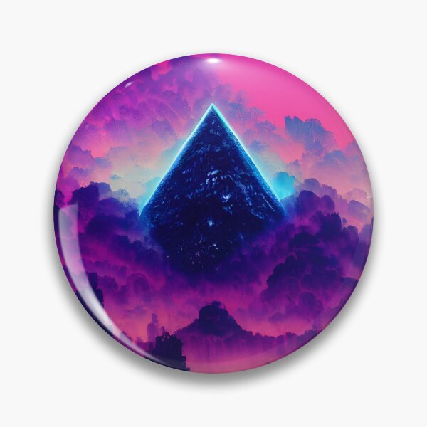 Item preview, Vaporwave Pyramid designed and sold by Foodcolored.