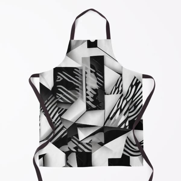Item preview, Abstract Design with Geometric Shapes in Grey, Black and White Colors designed and sold by NECHSTORE.