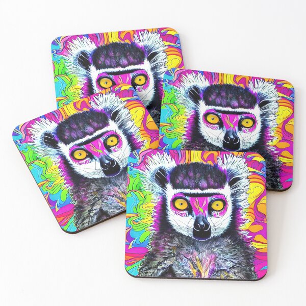 Item preview, Abstract Lemur Contemporary Modern Artwork designed and sold by davidelder.