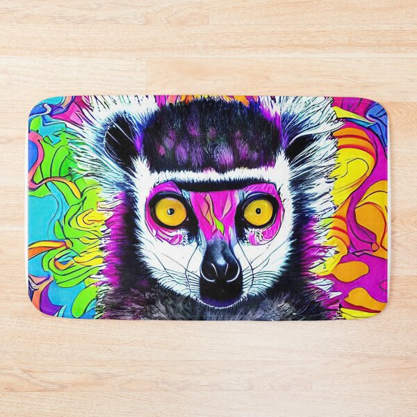 Item preview, Abstract Lemur Contemporary Modern Artwork designed and sold by davidelder.
