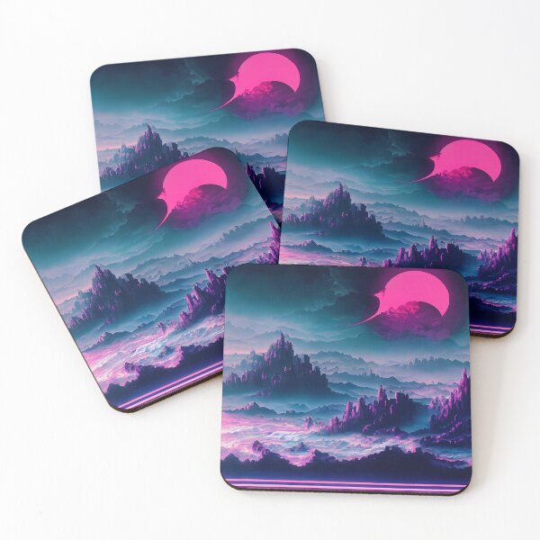 Item preview, Vaporwave Landscape designed and sold by Foodcolored.