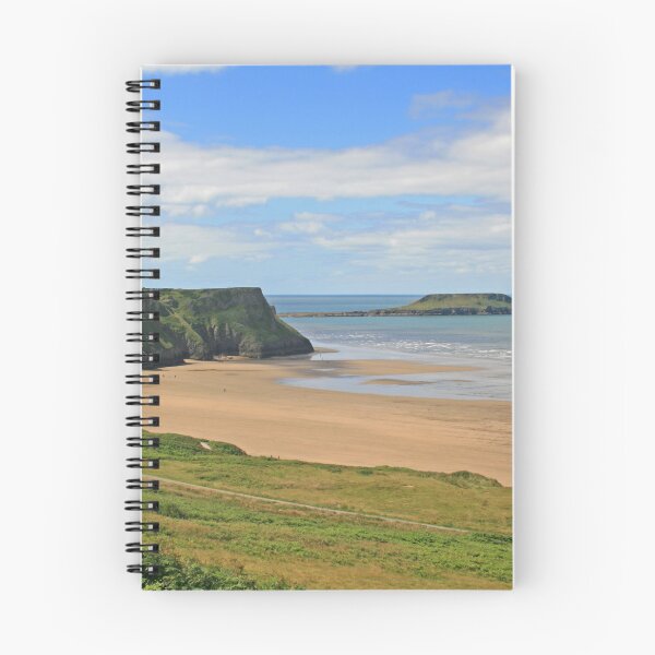Item preview, Gower Peninsula, Rhossili Beach & Worm's Head designed and sold by RedHillDigital.