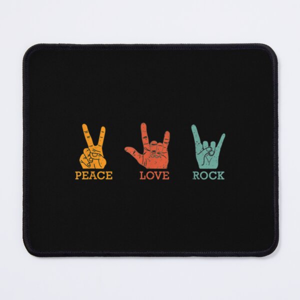 Item preview, Classic Peace Love Rock Vintage Concert Band designed and sold by Tranquilharris.