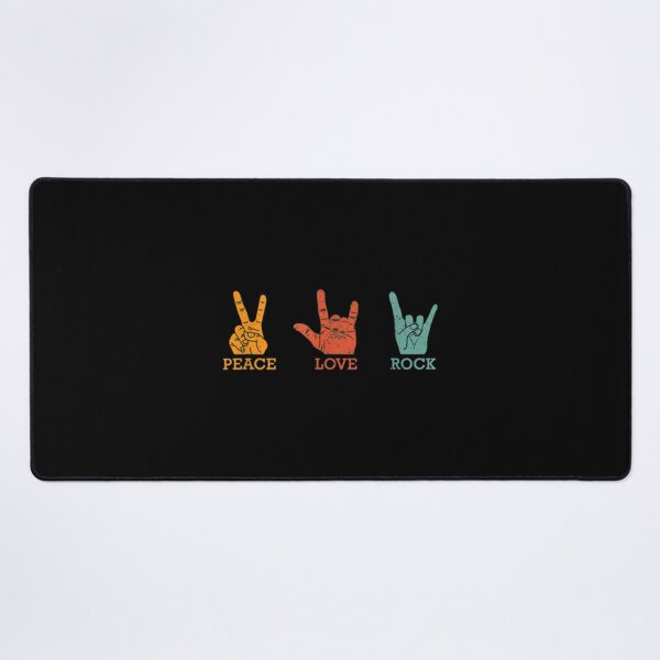 Item preview, Classic Peace Love Rock Vintage Concert Band designed and sold by Tranquilharris.