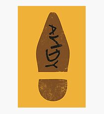 Woody's Shoe Photographic Print
