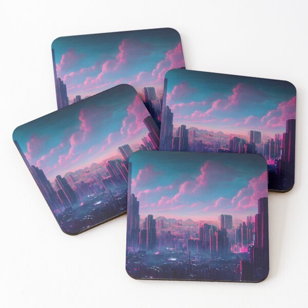 Item preview, Vaporwave City designed and sold by Foodcolored.