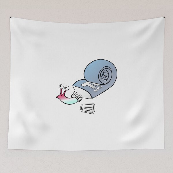 Item preview, Technicolor Toothpaste Snail designed and sold by Mikayla Laplante.