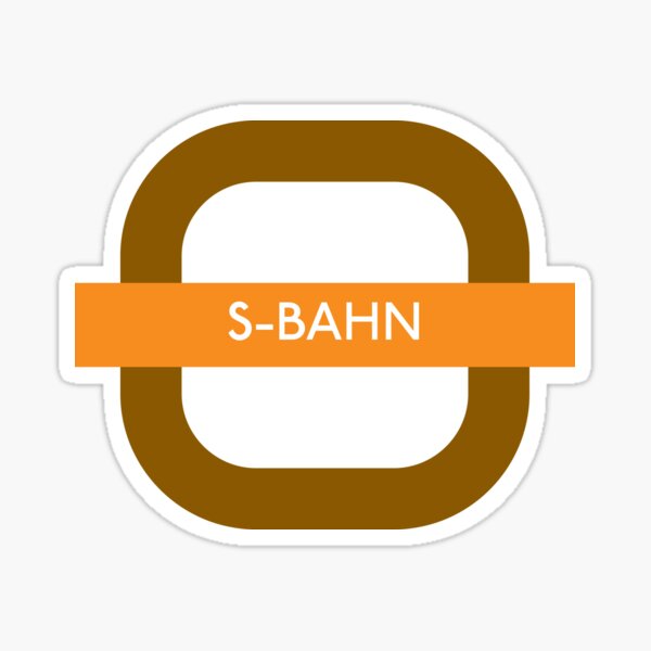 S-Bahn-Schild Sticker
