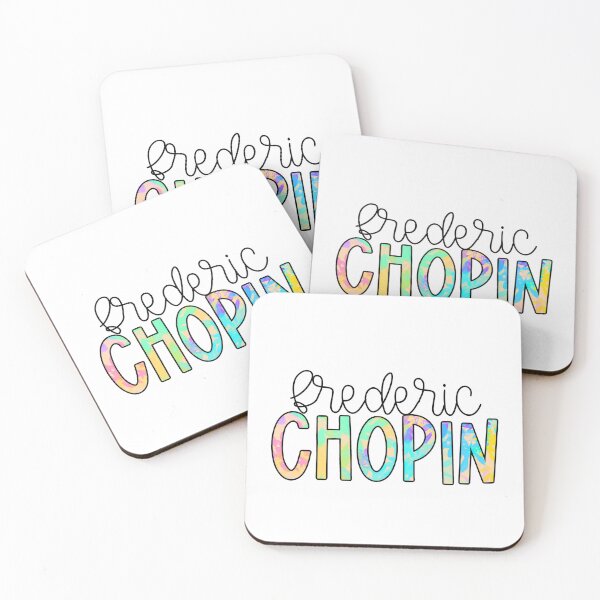 Item preview, Frederic Chopin Neon Splatter designed and sold by Eagerly Elementary Music.
