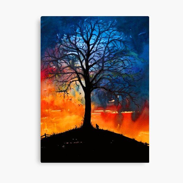 Item preview, Fire In the Sky. Watercolour Art designed and sold by LouiseSchofield.