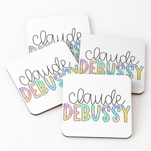 Item preview, Claude Debussy Neon Splatter designed and sold by Eagerly Elementary Music.