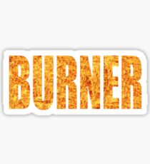 Burner, Burning Man Desert Art Festival Print Sticker