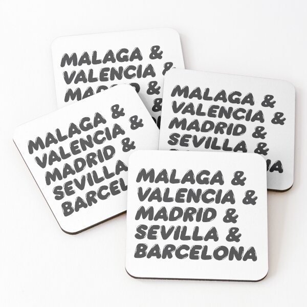 Item preview, España Spain Cities, Malaga, Valencia, Madrid, Sevilla & Barcelona designed and sold by TonySpencer.