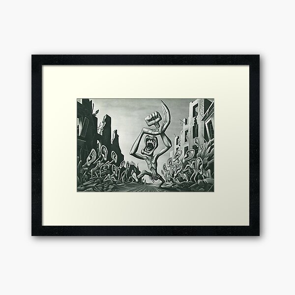 American Anti-USSR Propaganda: A Caricature Of Communism (1945) - Boris Artzybasheff Framed Art Print