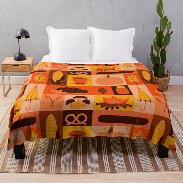 Item preview, autumn patchwork designed and sold by OtterFactory.