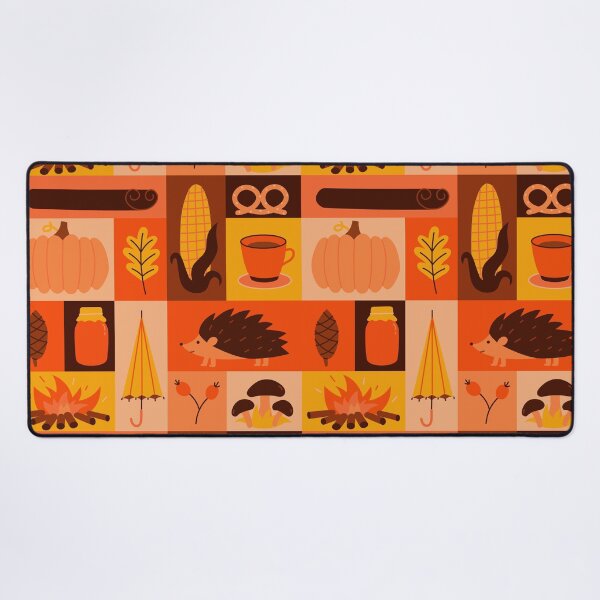 Item preview, autumn patchwork designed and sold by OtterFactory.