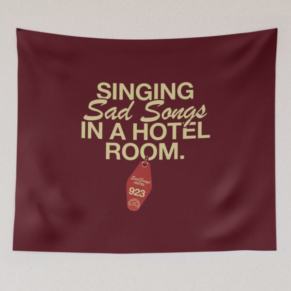 Item preview, singing sad songs in a hotel room designed and sold by Carmens-World.