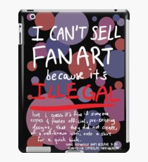 Self-expression (black) iPad Case/Skin