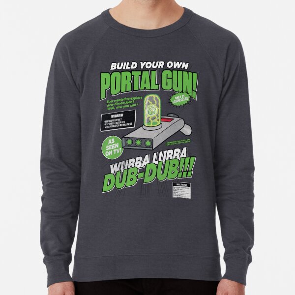 Build Your Own Portal Gun Lightweight Sweatshirt