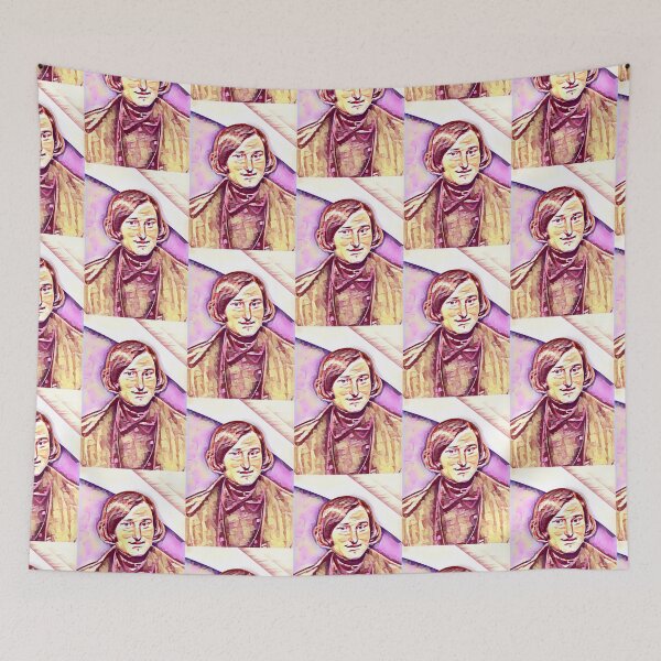 Item preview, Nikolai Gogol Artwork | Nikolai Gogol Portrait | Nikolai Gogol Wall Art  designed and sold by Suyogsonar25.