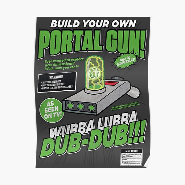 Construye tu propio arma Portal Póster